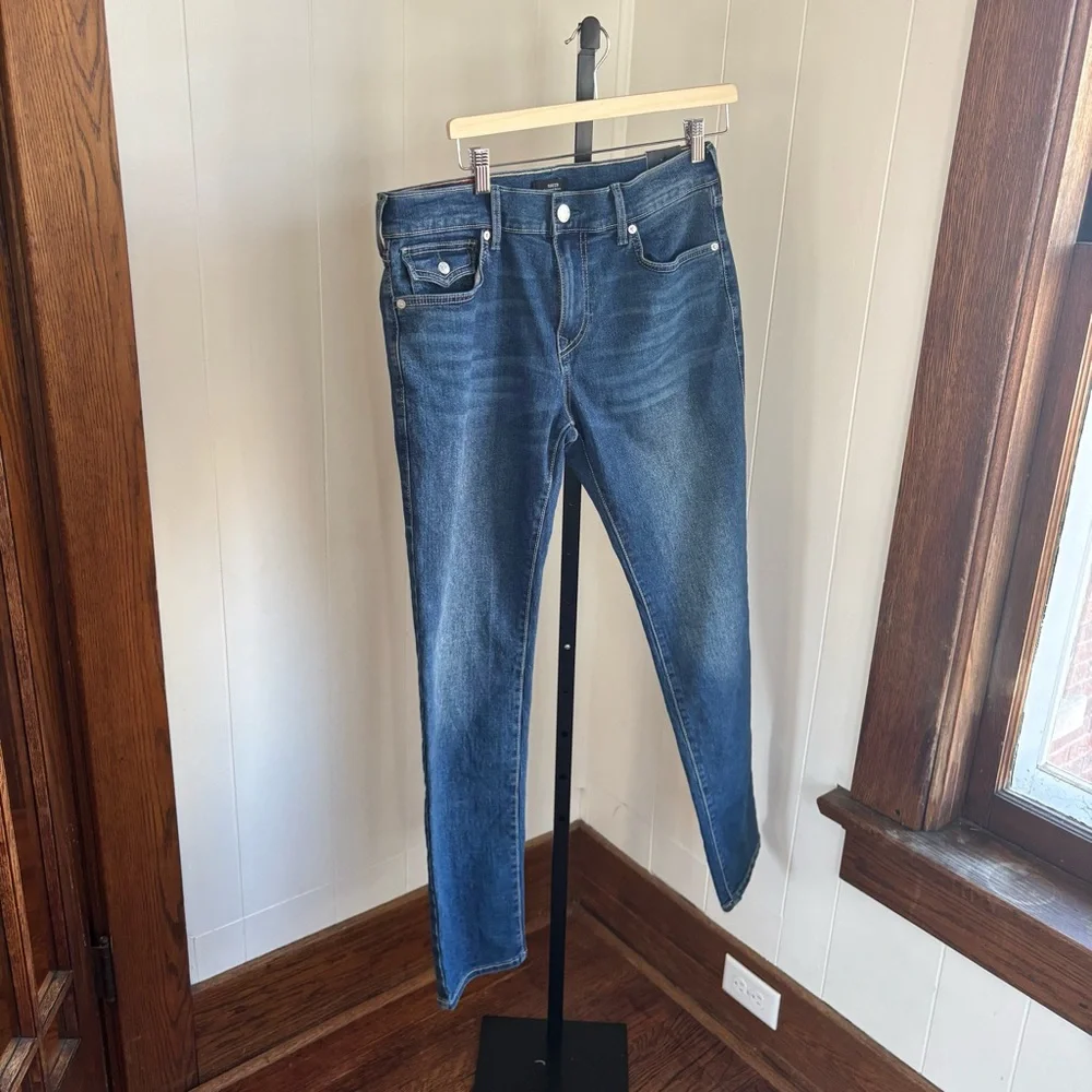 True Religion Rocco Flap Skinny Jean Men’s 32x32 NWT Medium Blizzard Wash